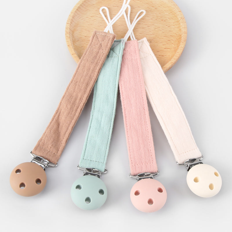 Fabric Pacifier Cotton Strap – Pack of 2