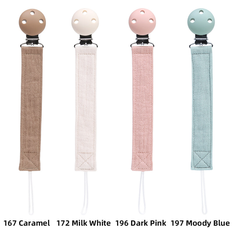 Fabric Pacifier Cotton Strap – Pack of 2