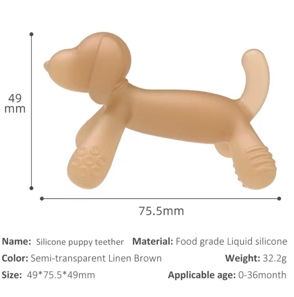 Silicone Puppy Teether