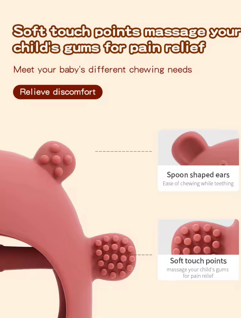 Silicone Bear Mitten Teether