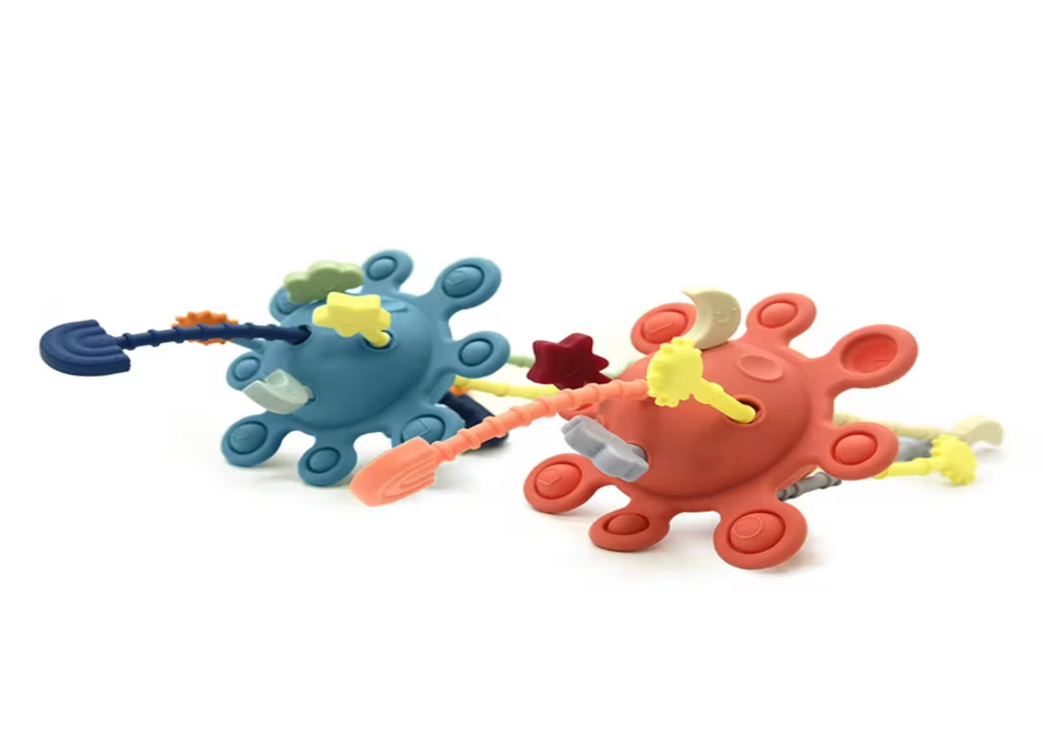 Silicone Drawstring Pulling Toy
