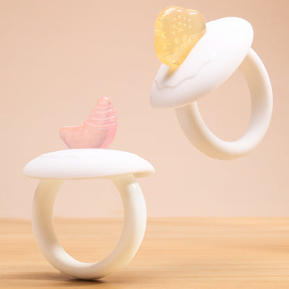 Silicone Moon/Cloud Teether