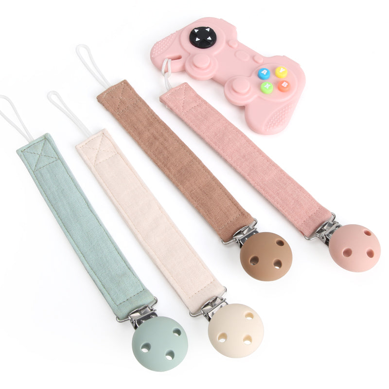 Fabric Pacifier Cotton Strap – Pack of 2