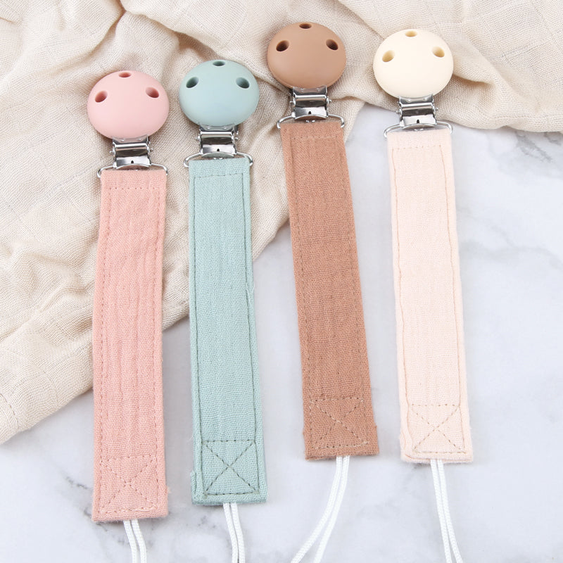 Fabric Pacifier Cotton Strap – Pack of 2
