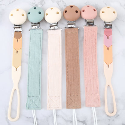 Fabric Pacifier Cotton Strap – Pack of 2