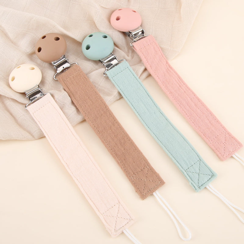Fabric Pacifier Cotton Strap – Pack of 2