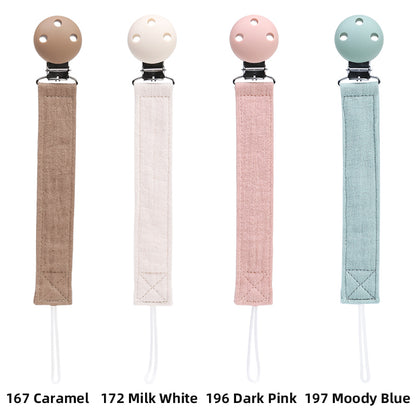 Fabric Pacifier Cotton Strap – Pack of 2