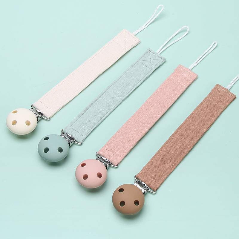 Fabric Pacifier Cotton Strap – Pack of 2