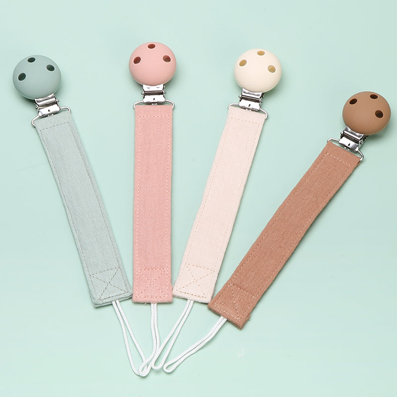 Fabric Pacifier Cotton Strap – Pack of 2