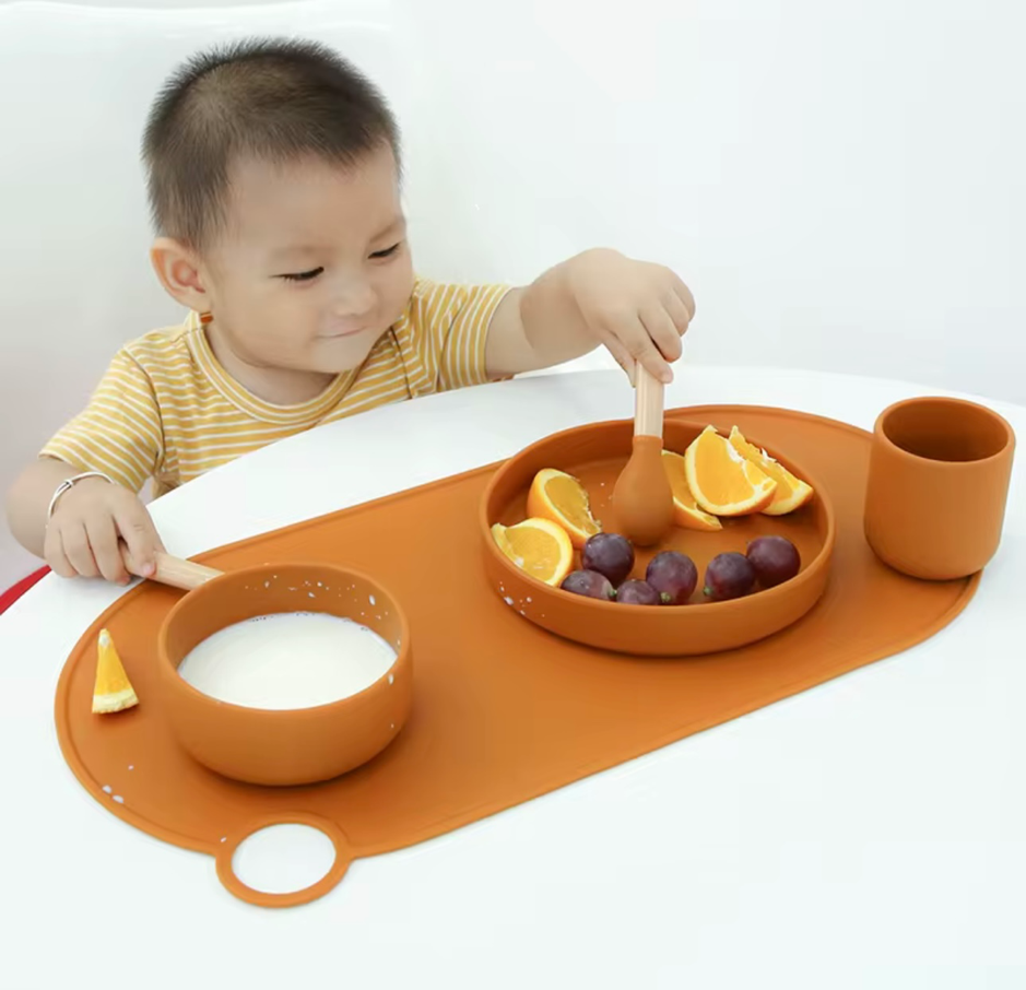Silicone Feeding Forks and Spoons – Set of 2