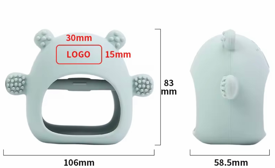 Silicone Bear Mitten Teether