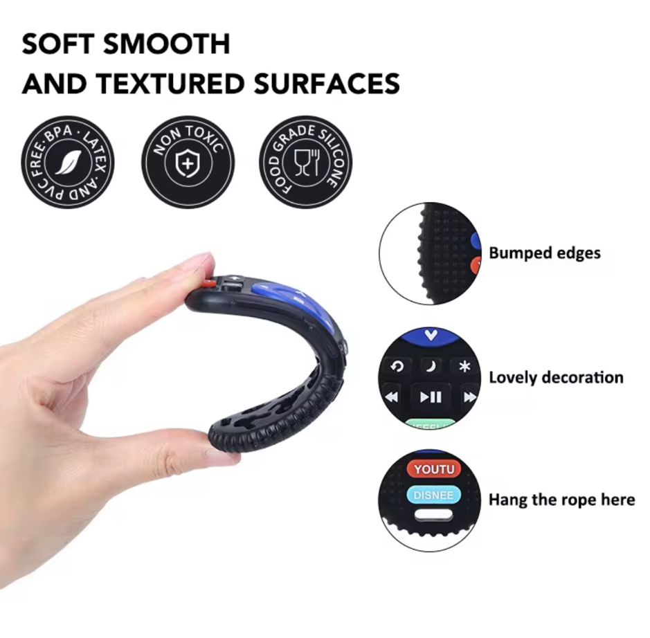 Silicone Remote Control Teether