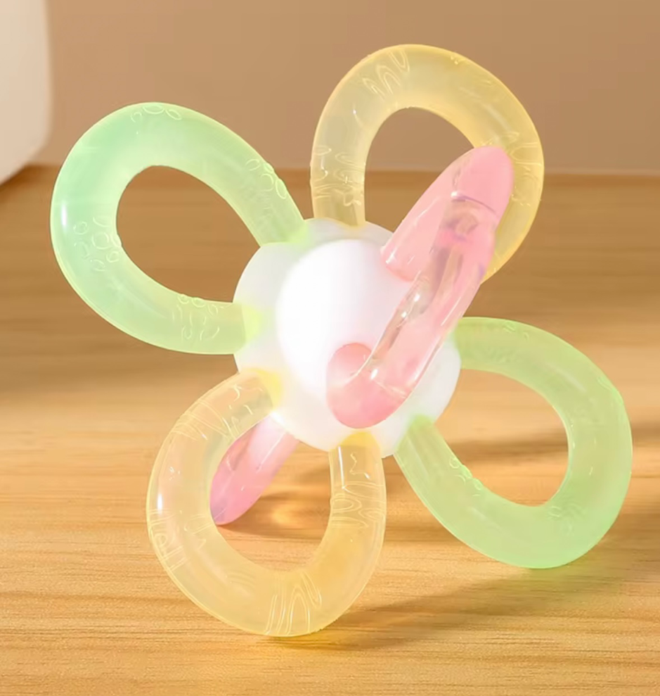 Liquid Silicone Flower Teether