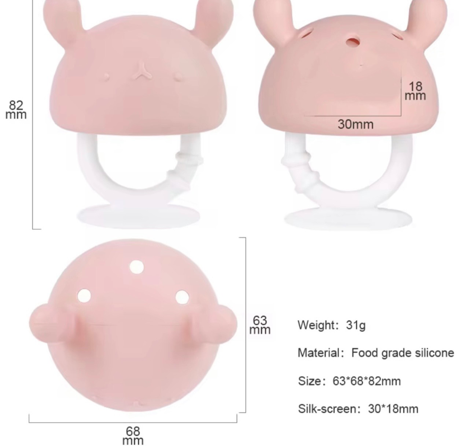Silicone Mushroom Teether