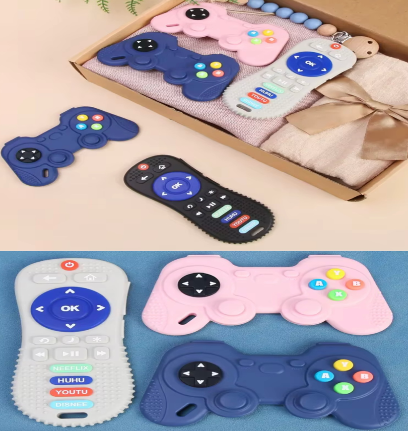 Silicone Game Handle Shaped Teether