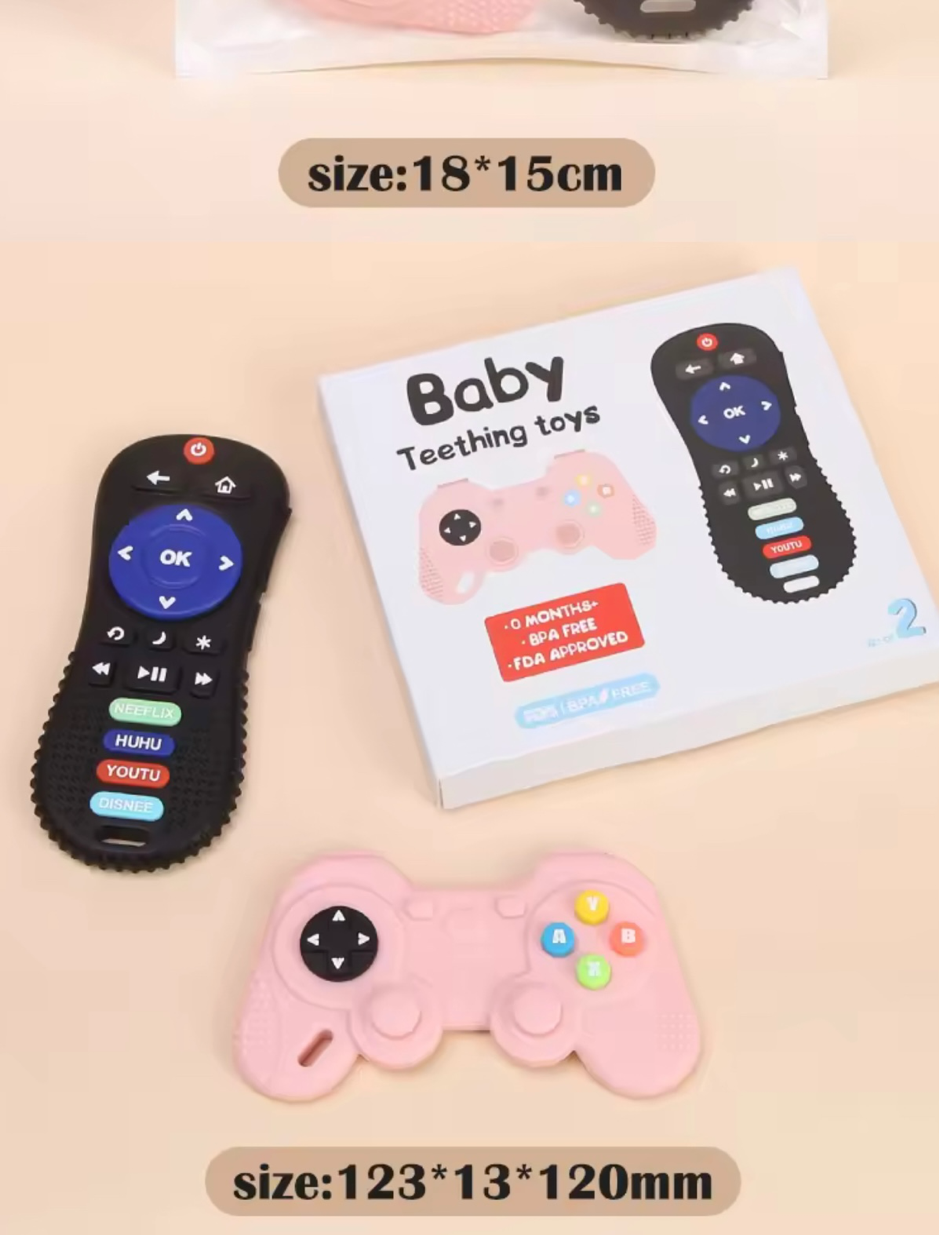 Silicone Game Handle Shaped Teether