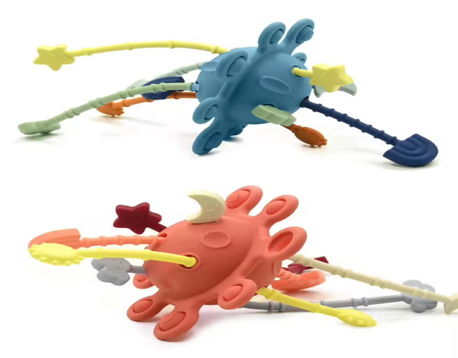 Silicone Drawstring Pulling Toy