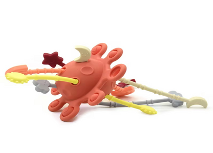 Silicone Drawstring Pulling Toy