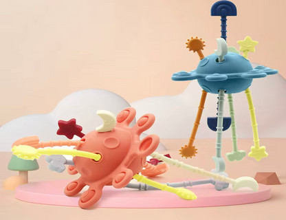Silicone Drawstring Pulling Toy