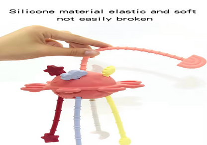 Silicone Drawstring Pulling Toy